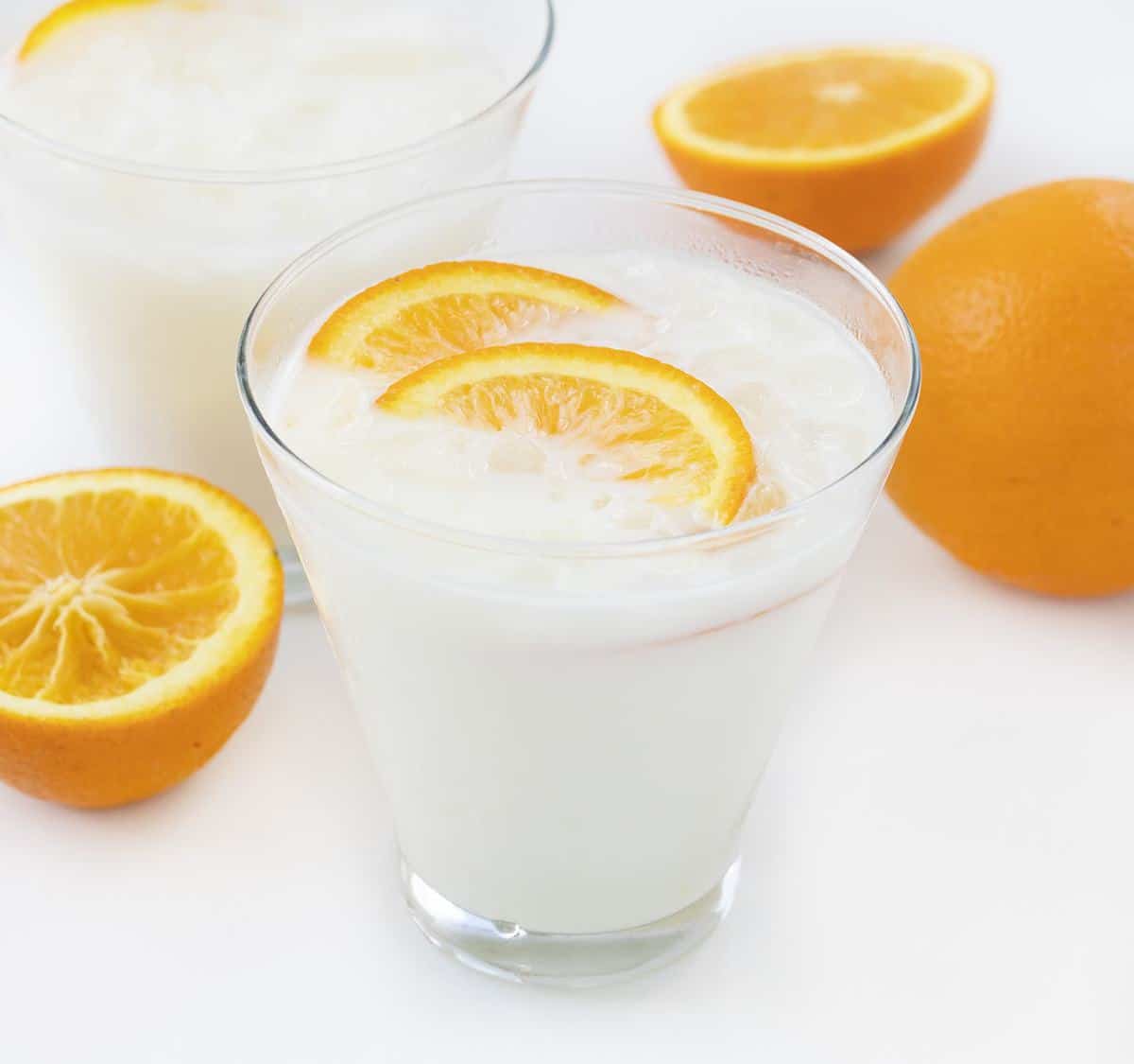 Naranja y leche